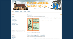 Desktop Screenshot of farnostdysina.cz