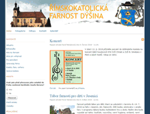Tablet Screenshot of farnostdysina.cz
